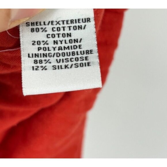 Diane Von Furstenberg Vintage Crotchet Orange Sparkle Mini Dress Large - Picture 4 of 5